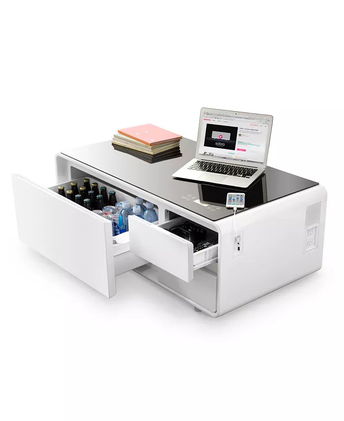 Sobro Smart Storage Coffee Table with Refrigerated Drawer