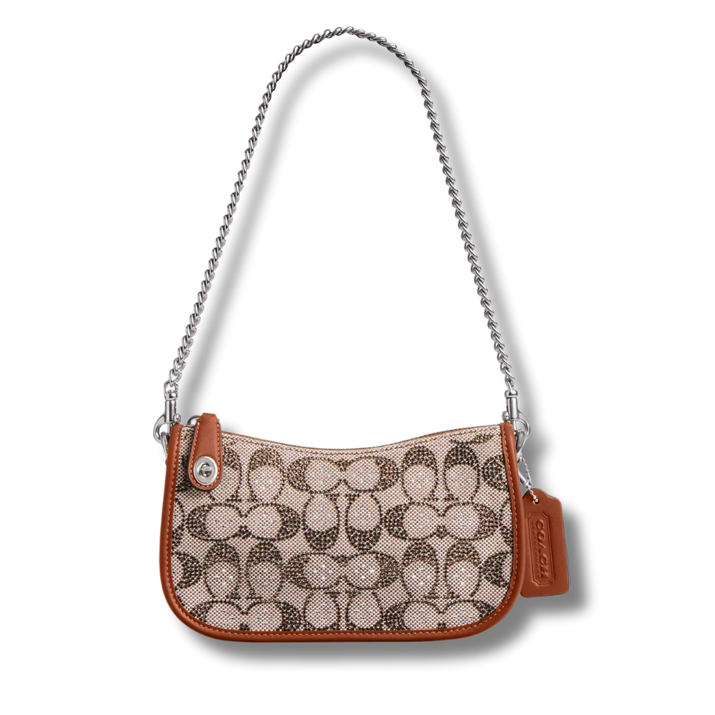 Swinger Bag 20 In Crystal Signature Jacquard