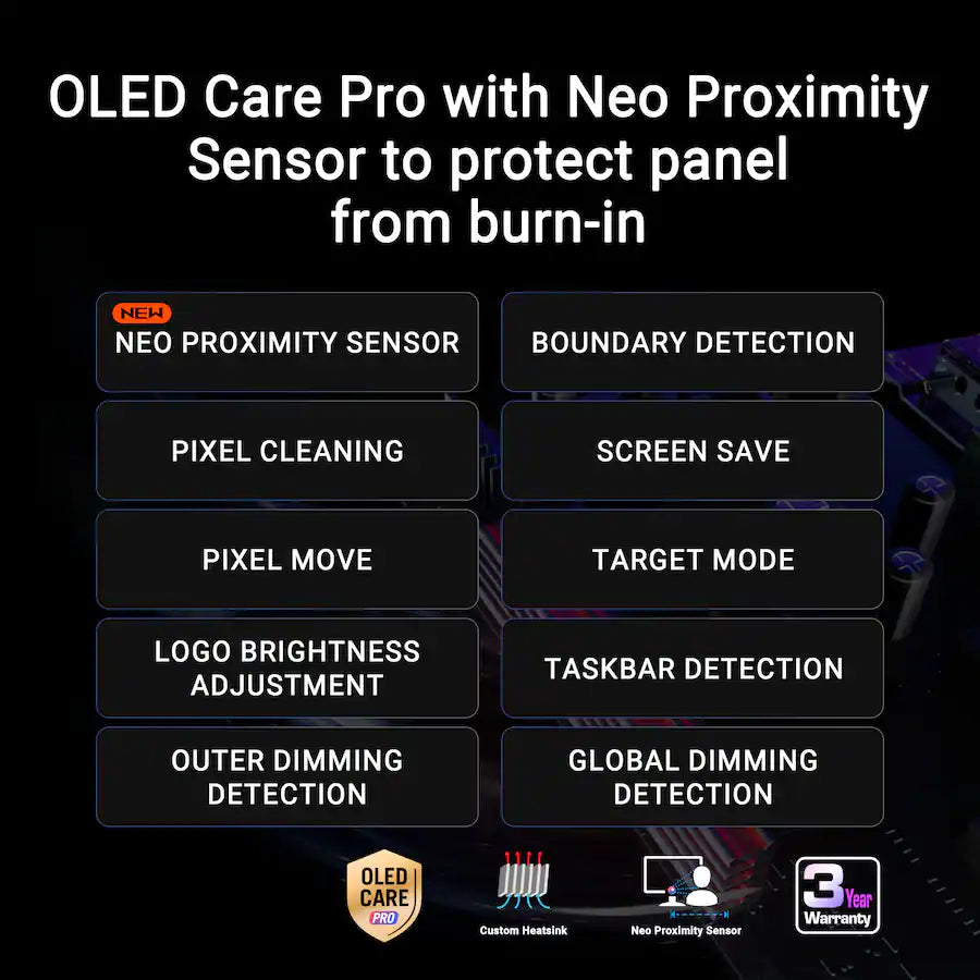 ASUS ROG Strix 4K OLED 240Hz 0.03ms Gaming Monitor