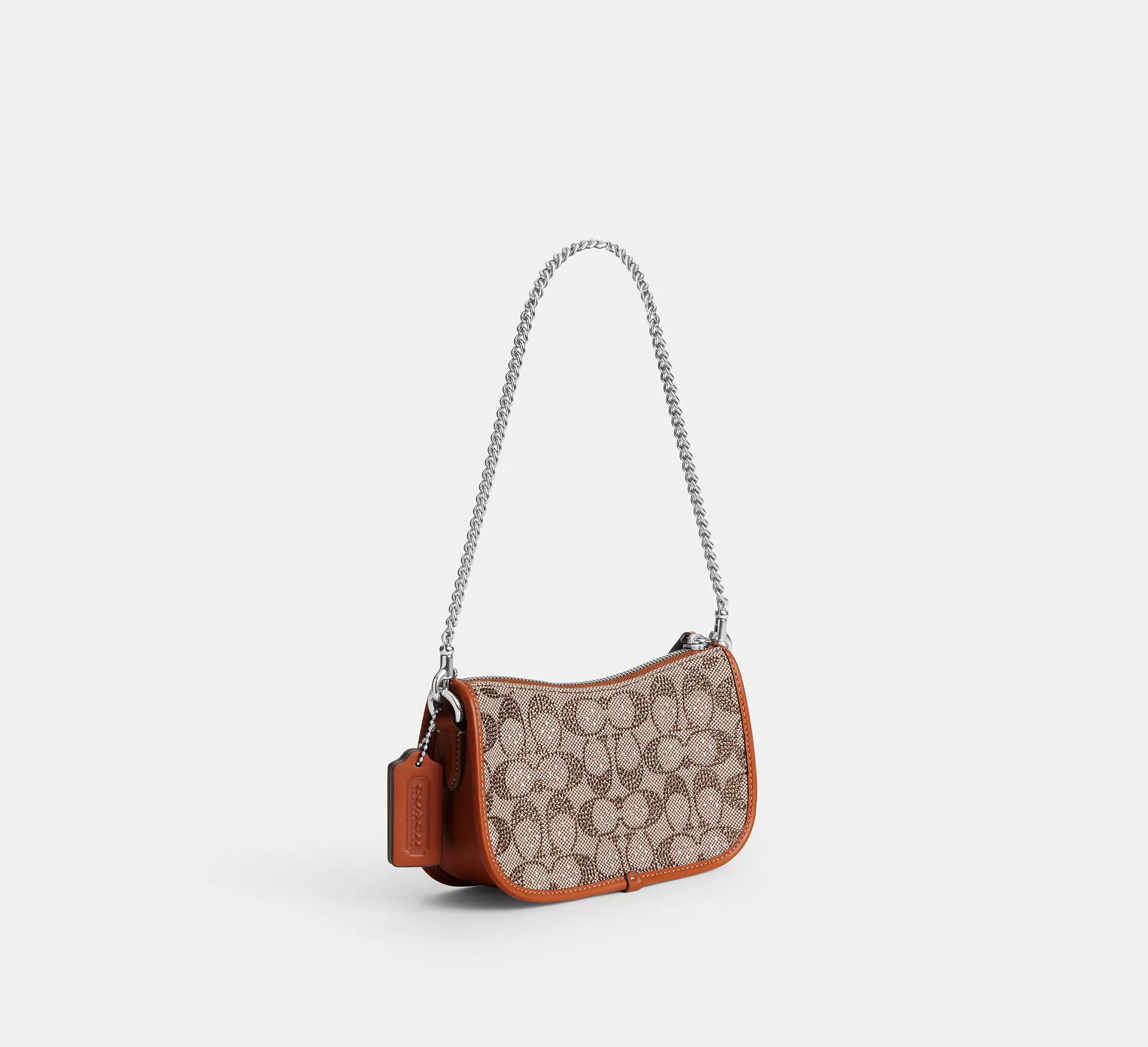 Swinger Bag 20 In Crystal Signature Jacquard