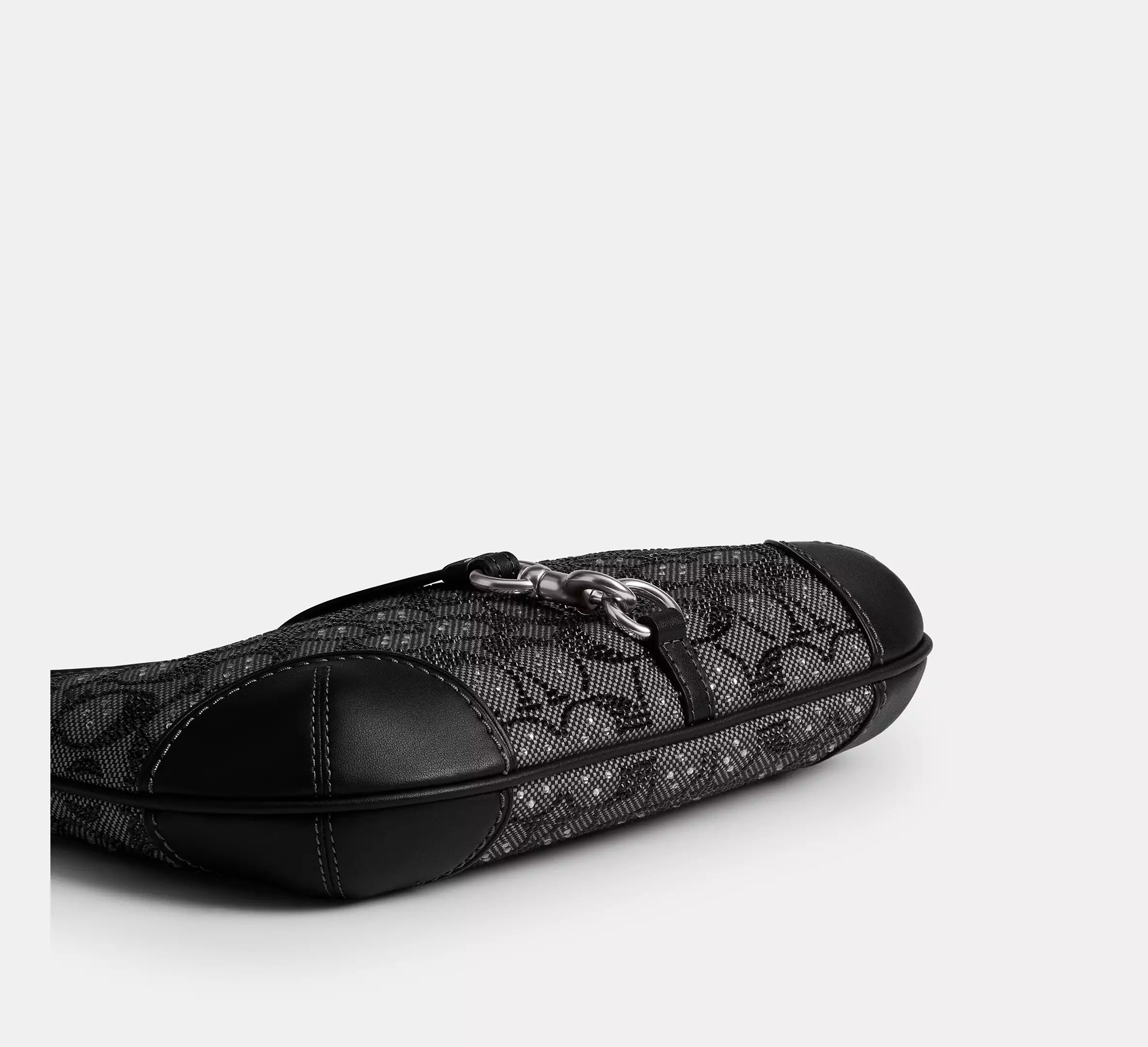 Hamptons Hobo Bag In Crystal Signature Jacquard